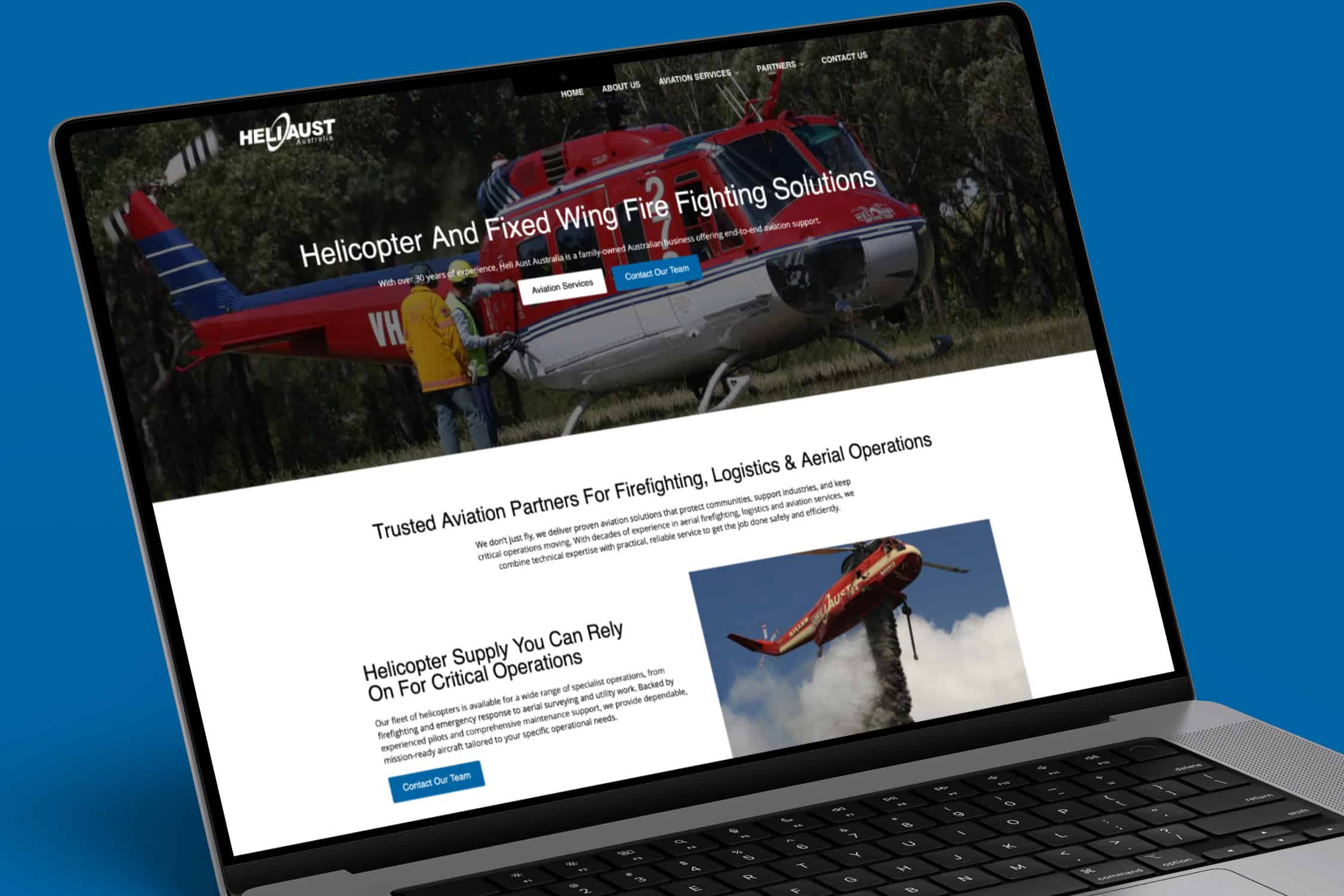 heli aust australia digital marketing website development