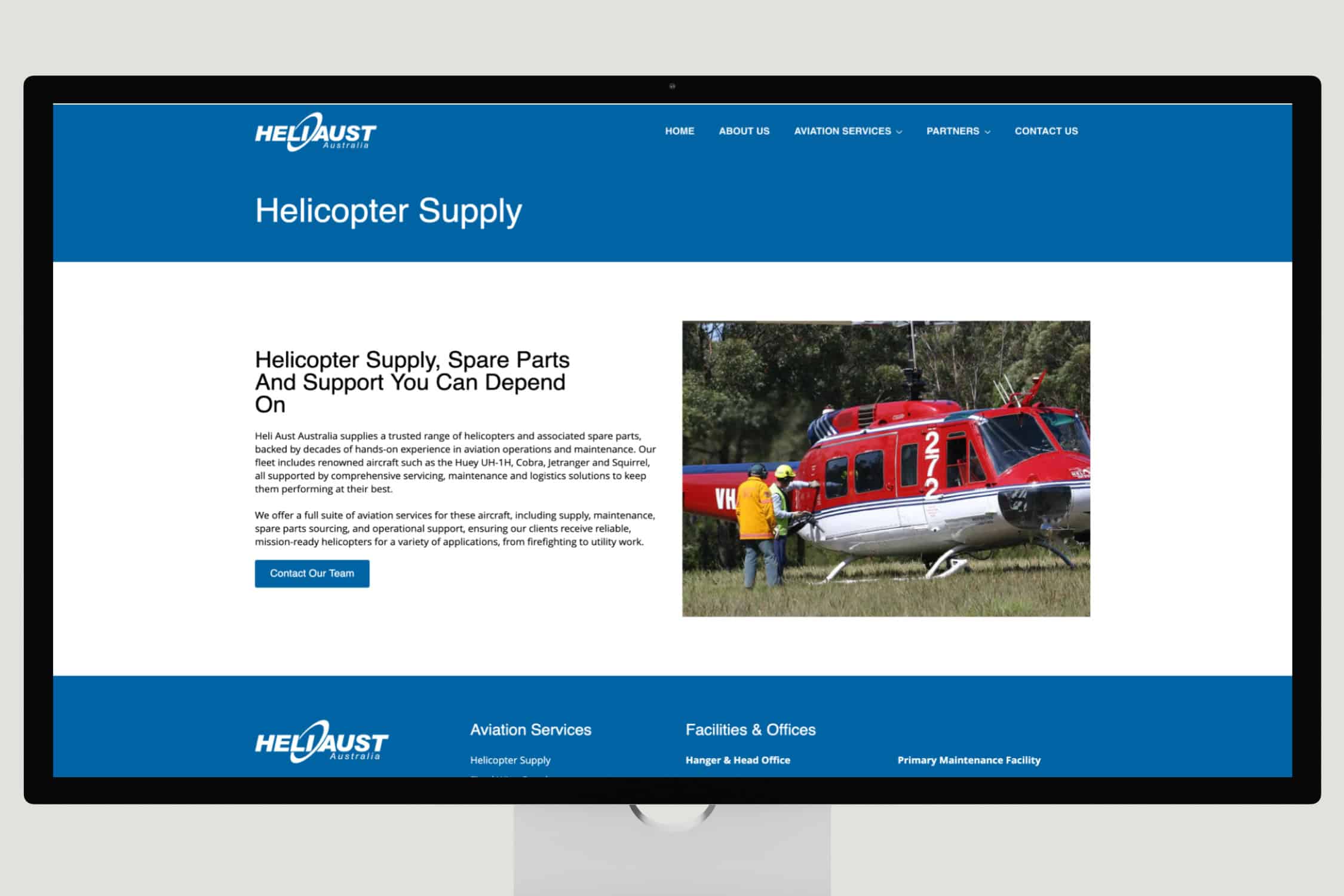 heli aust australia digital marketing website development