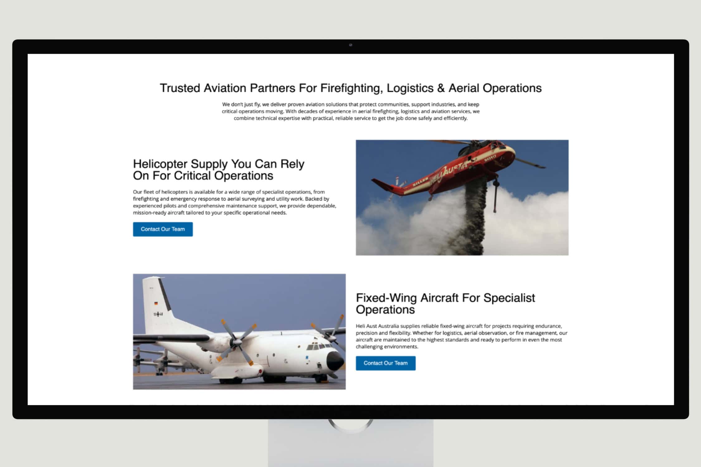 heli aust australia digital marketing website development