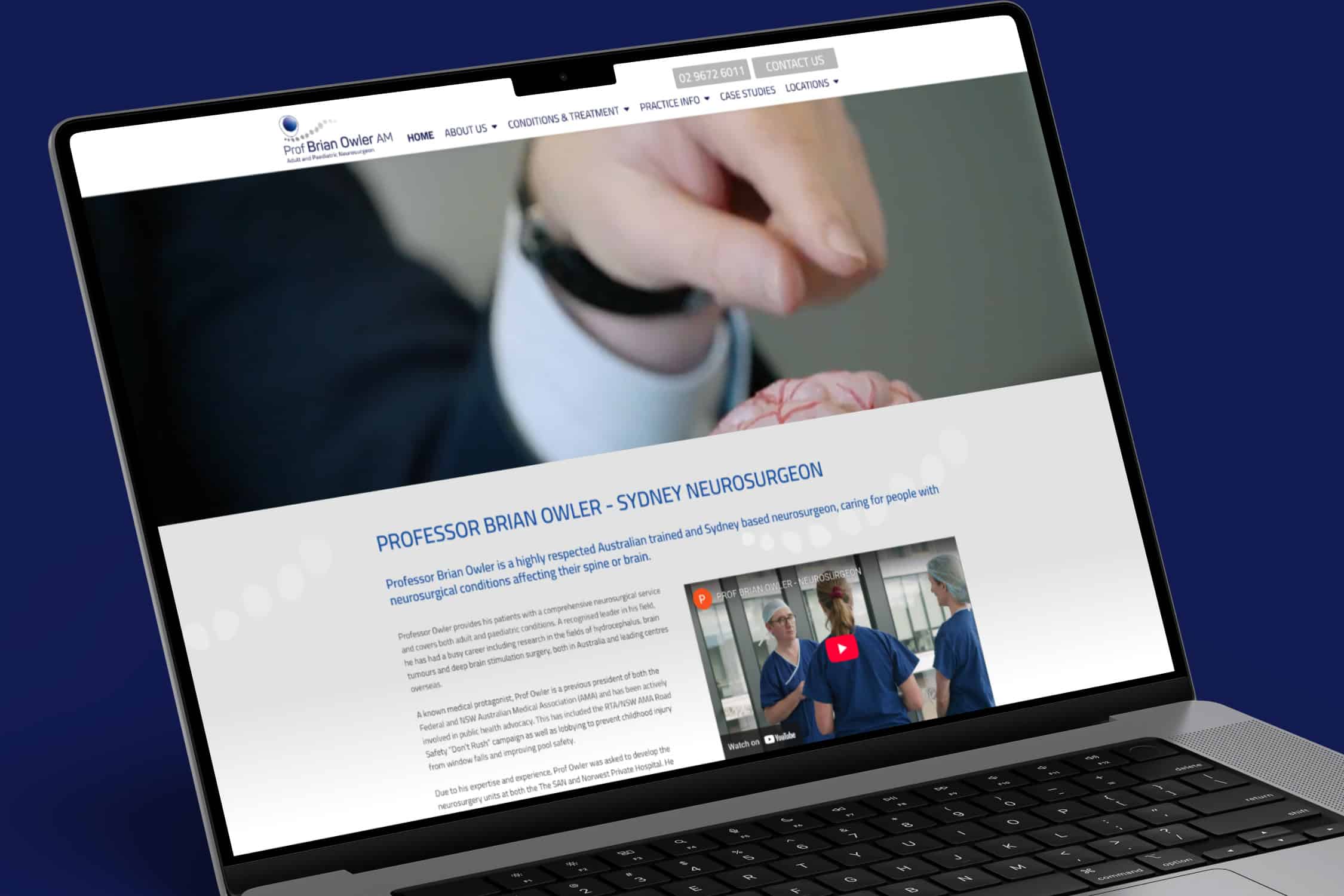 sydney neurosurgeon domain hosting management