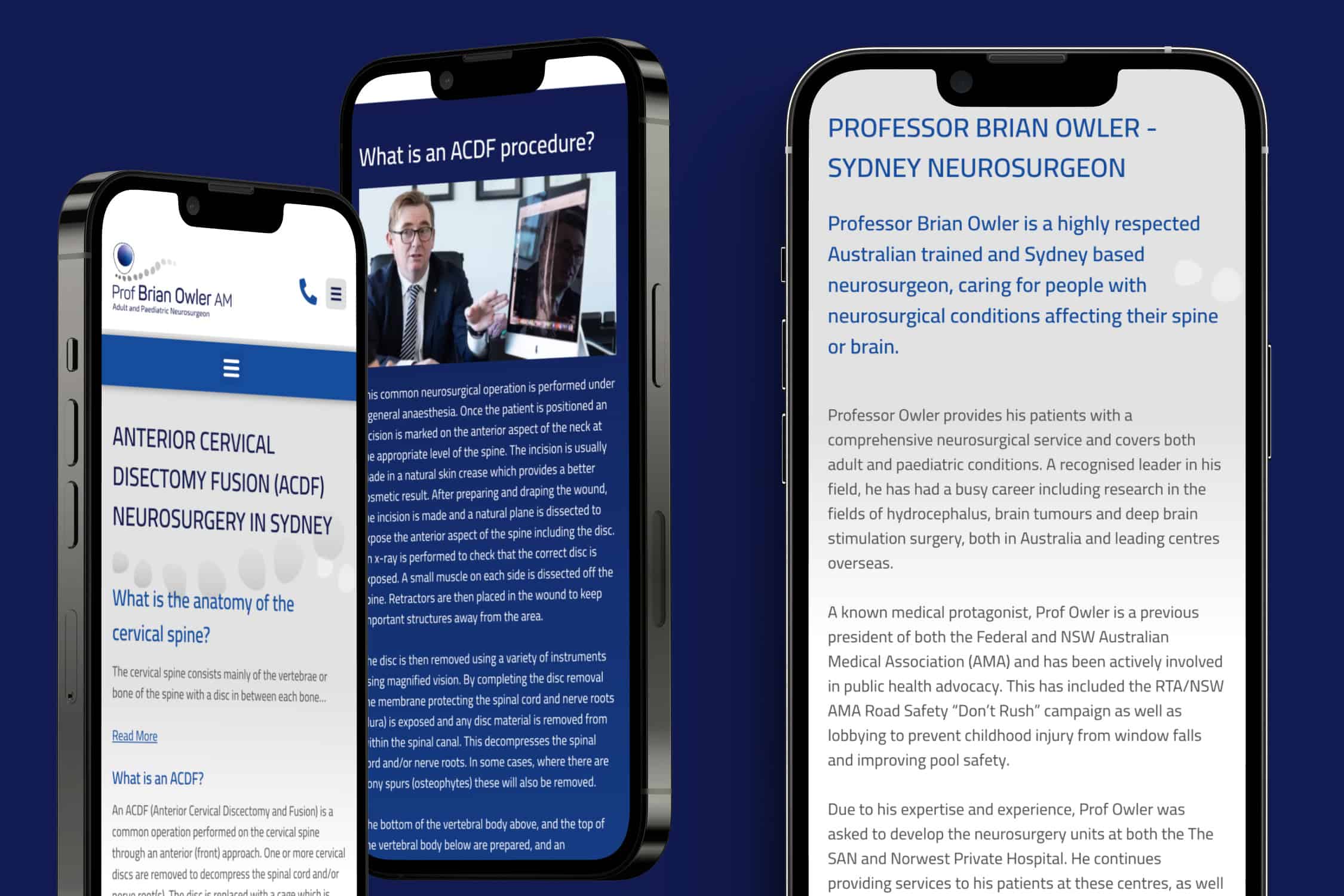 sydney neurosurgeon domain hosting management