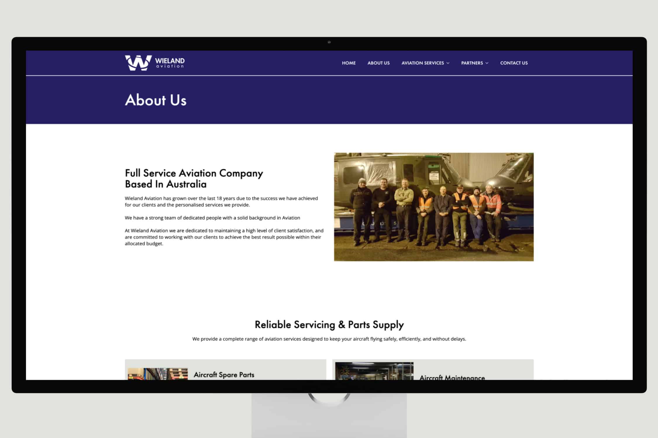 wieland aviation digital marketing website development
