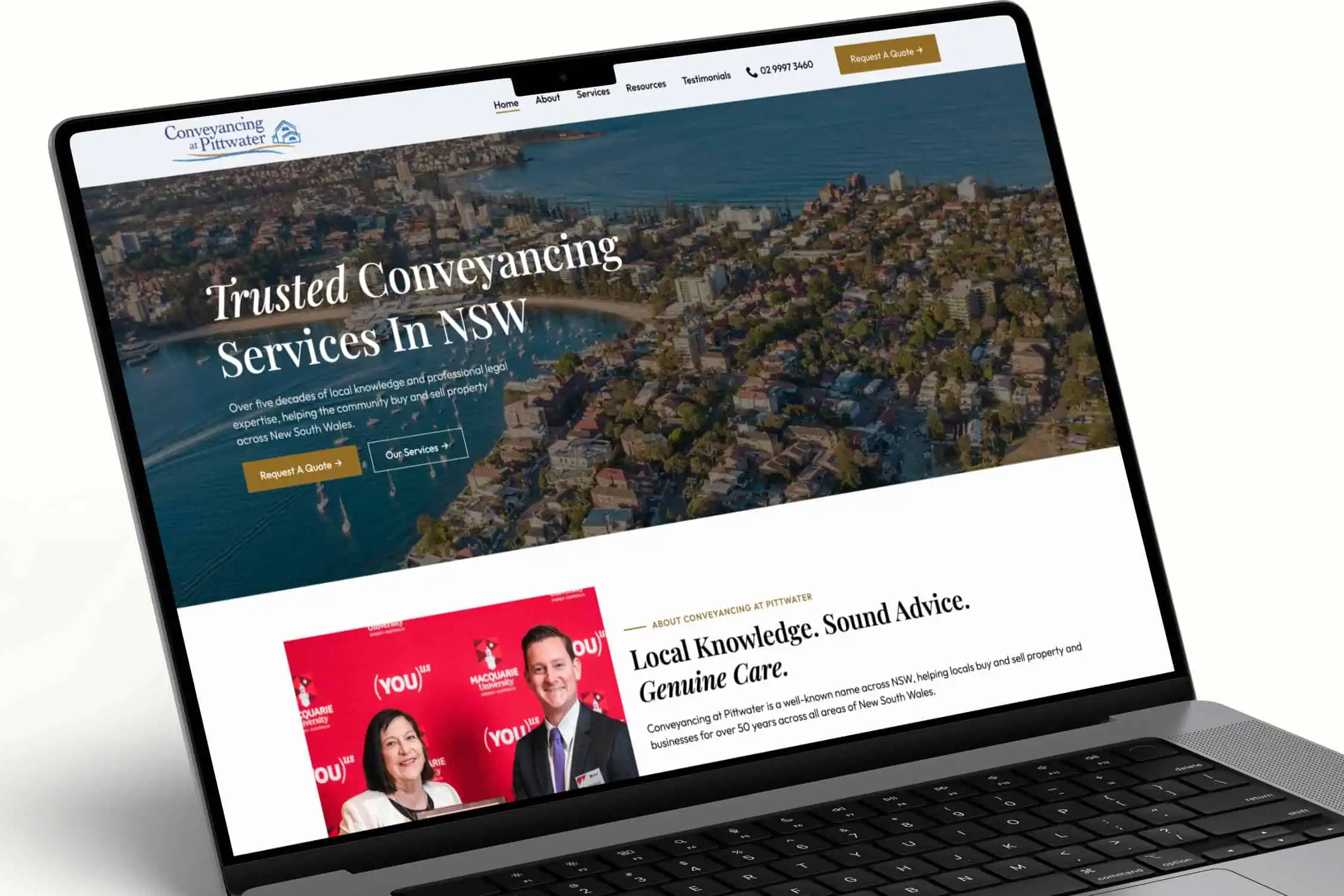 conveyancing at pittwater wordpress website development