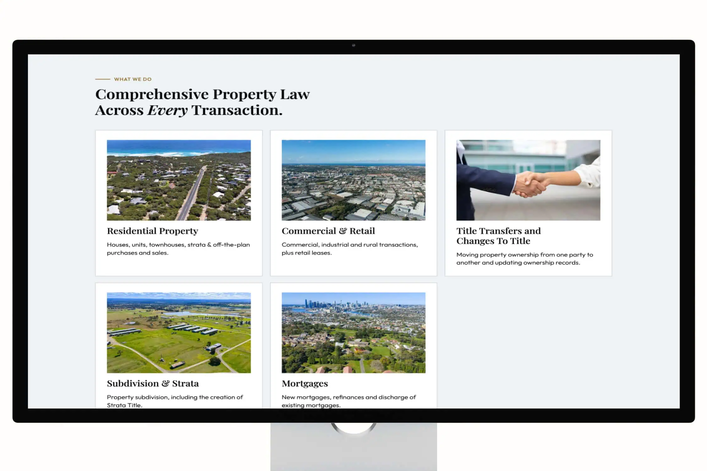 conveyancing at pittwater wordpress website development